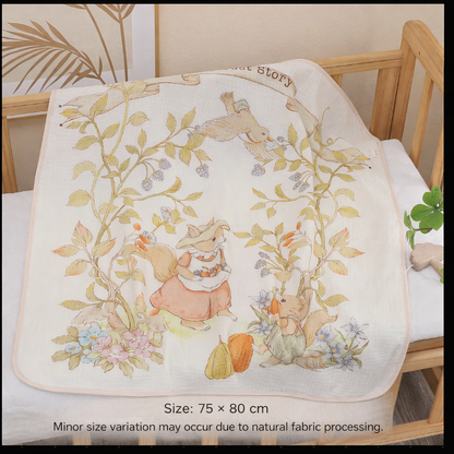 Luxe Cotton Gauze Newborn Bath Towel & Blanket